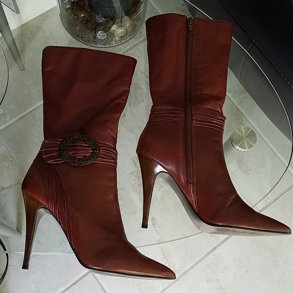 CARLOS by Carlos Santana Knight-Brandy Boots - Picture 8 of 8